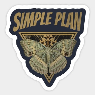 Simple Plan // Fly Away Butterfly Sticker